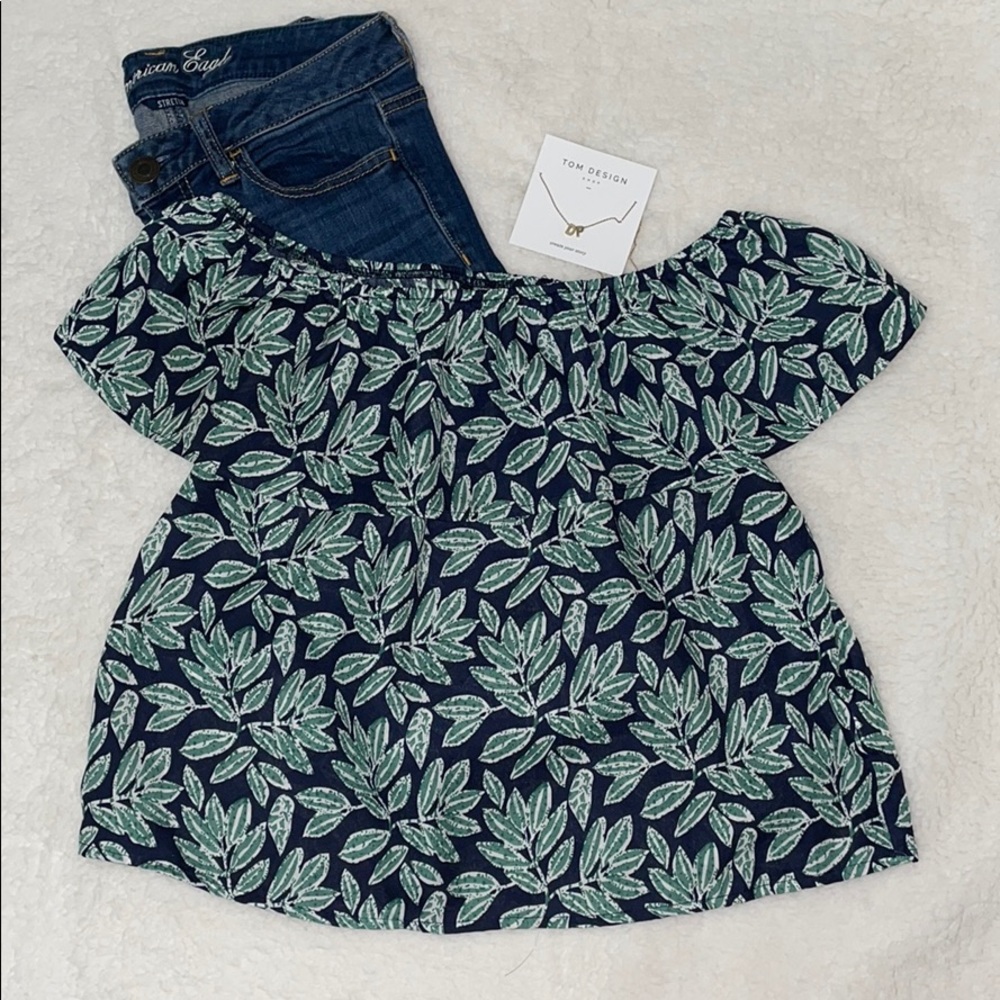 Off the shoulder blouse